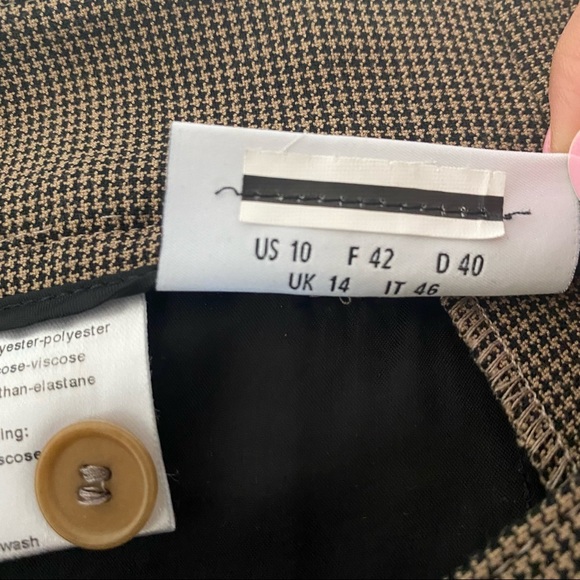 Akris Punto Micro Houndstooth Stretch Ankle Pant - Picture 10 of 14